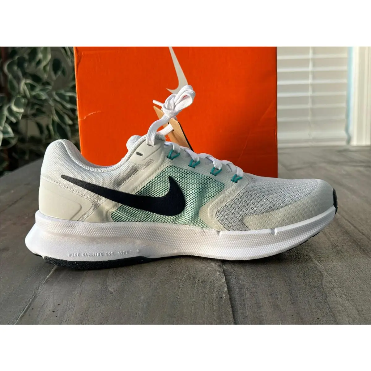 Nike shoes - Nike Wmns Run Swift 3 - DR2698005 - Photon Dust/Obsidian-Jade Ice-White 13