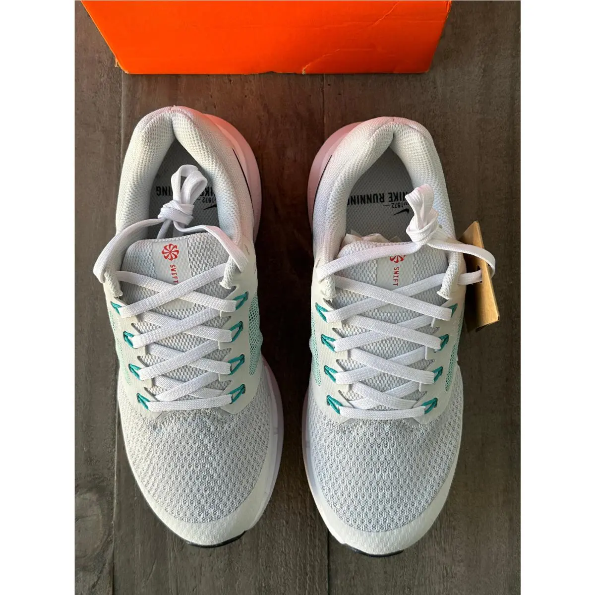 Nike shoes - Nike Wmns Run Swift 3 - DR2698005 - Photon Dust/Obsidian-Jade Ice-White 4