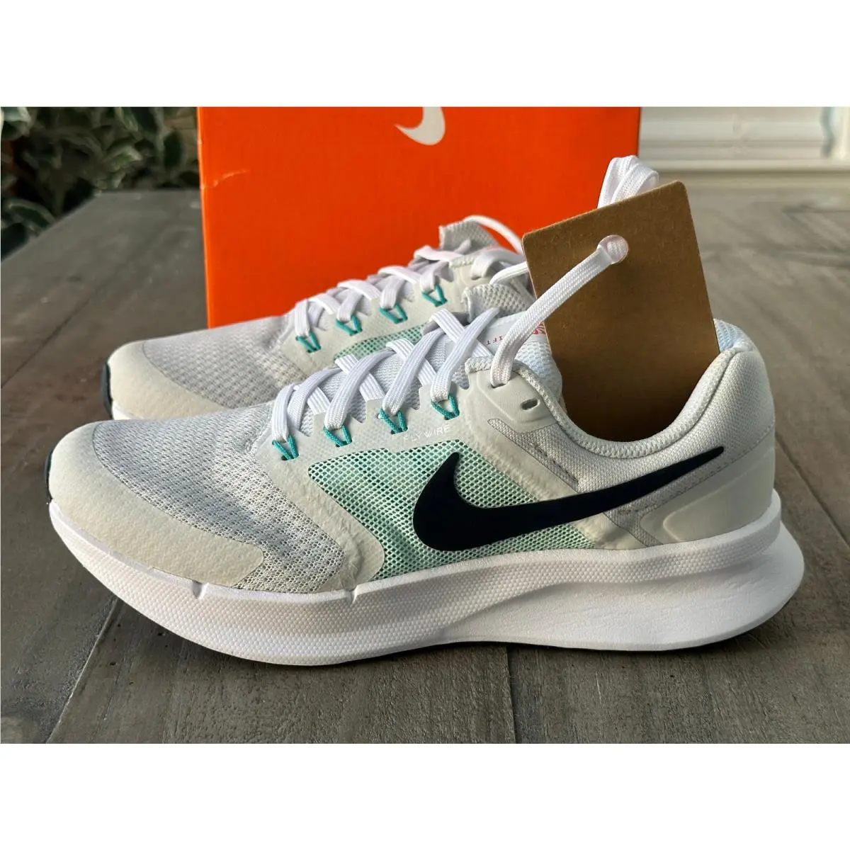 Nike shoes - Nike Wmns Run Swift 3 - DR2698005 - Photon Dust/Obsidian-Jade Ice-White 6