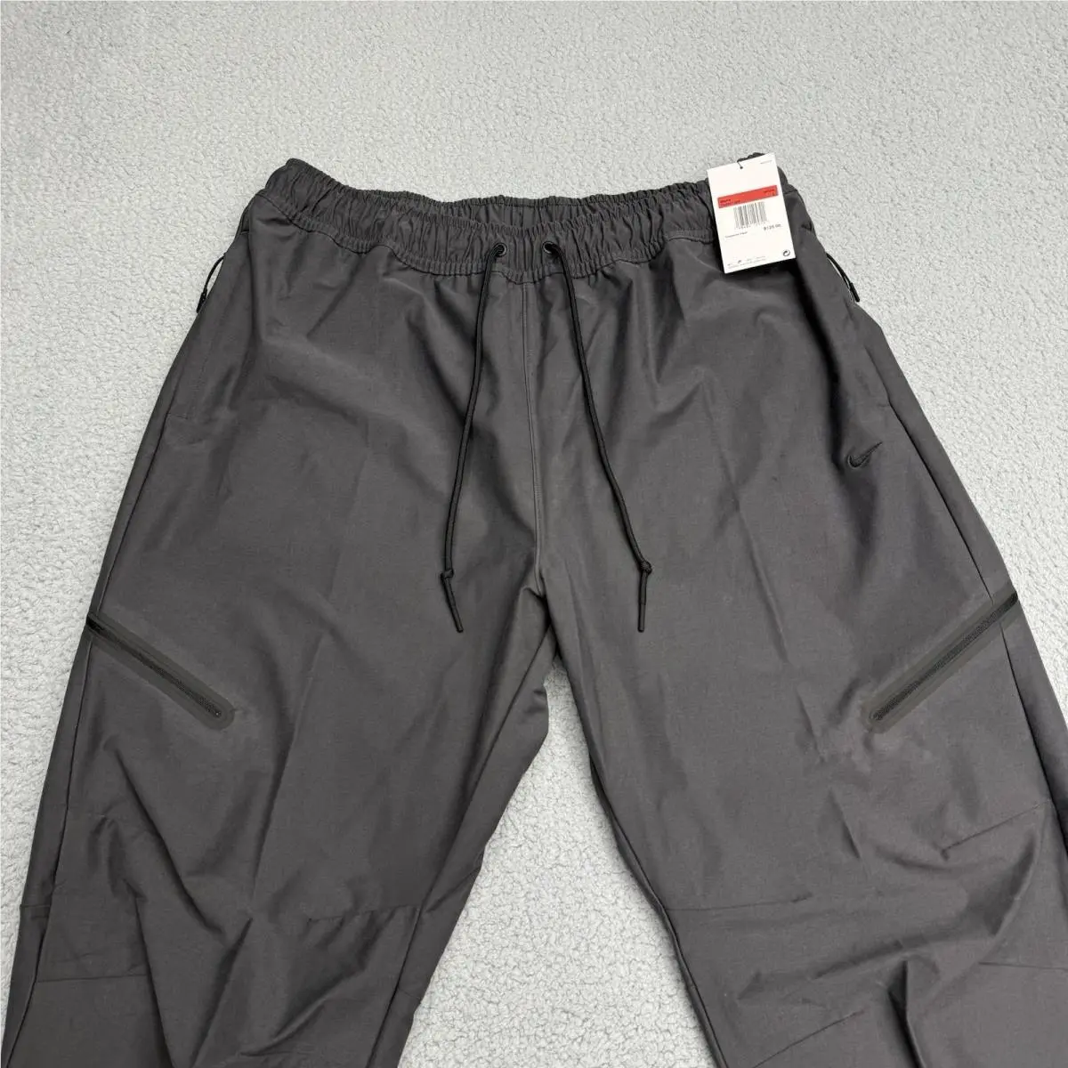 Nike Tech Pants Mens L Dark Gray Anthracite Black Shori Loose HV0957-060