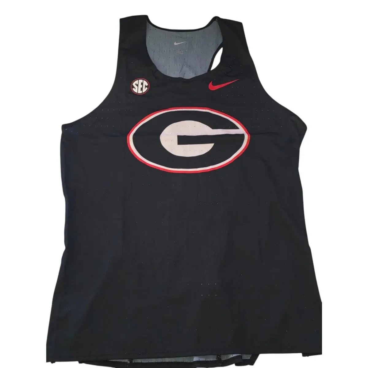 Pro Elite Uga Georgia Bulldogs Track Team Issued Singlet DC7972-028 Med by Nike