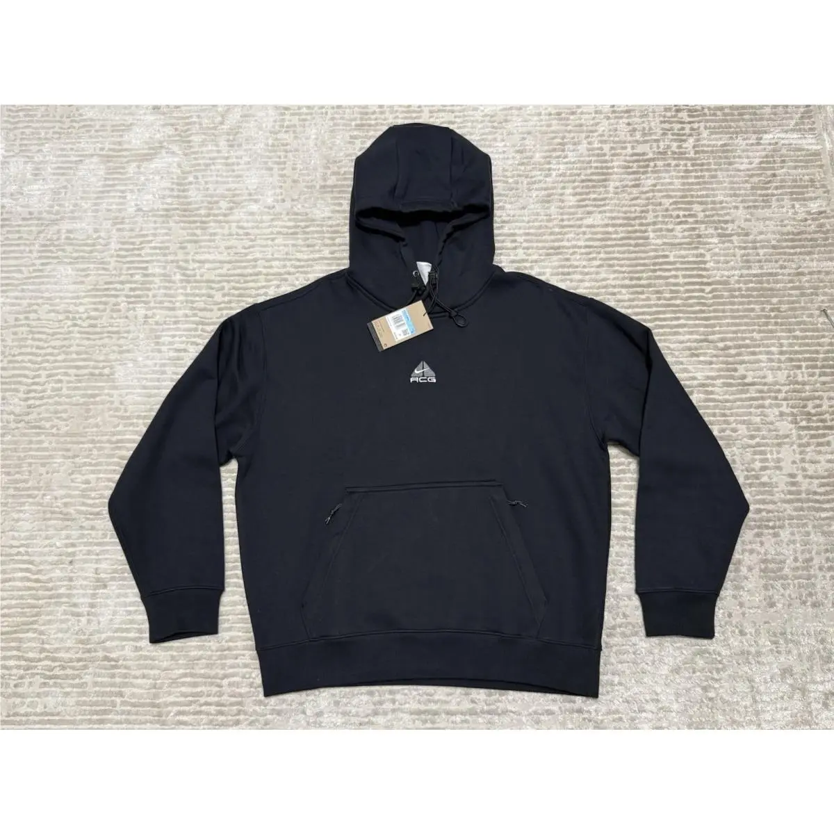 Acg Therma Fit Tuff Fleece Pullover Hoodie Black - Medium by Nike