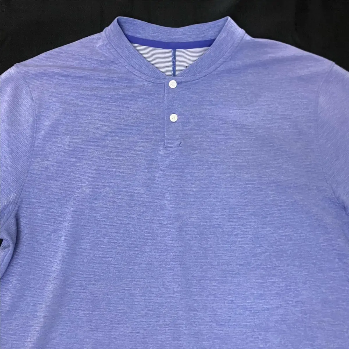 Nike clothing - TW Tiger Woods AeroReact Mock Blade Polo - Violet Frost 9