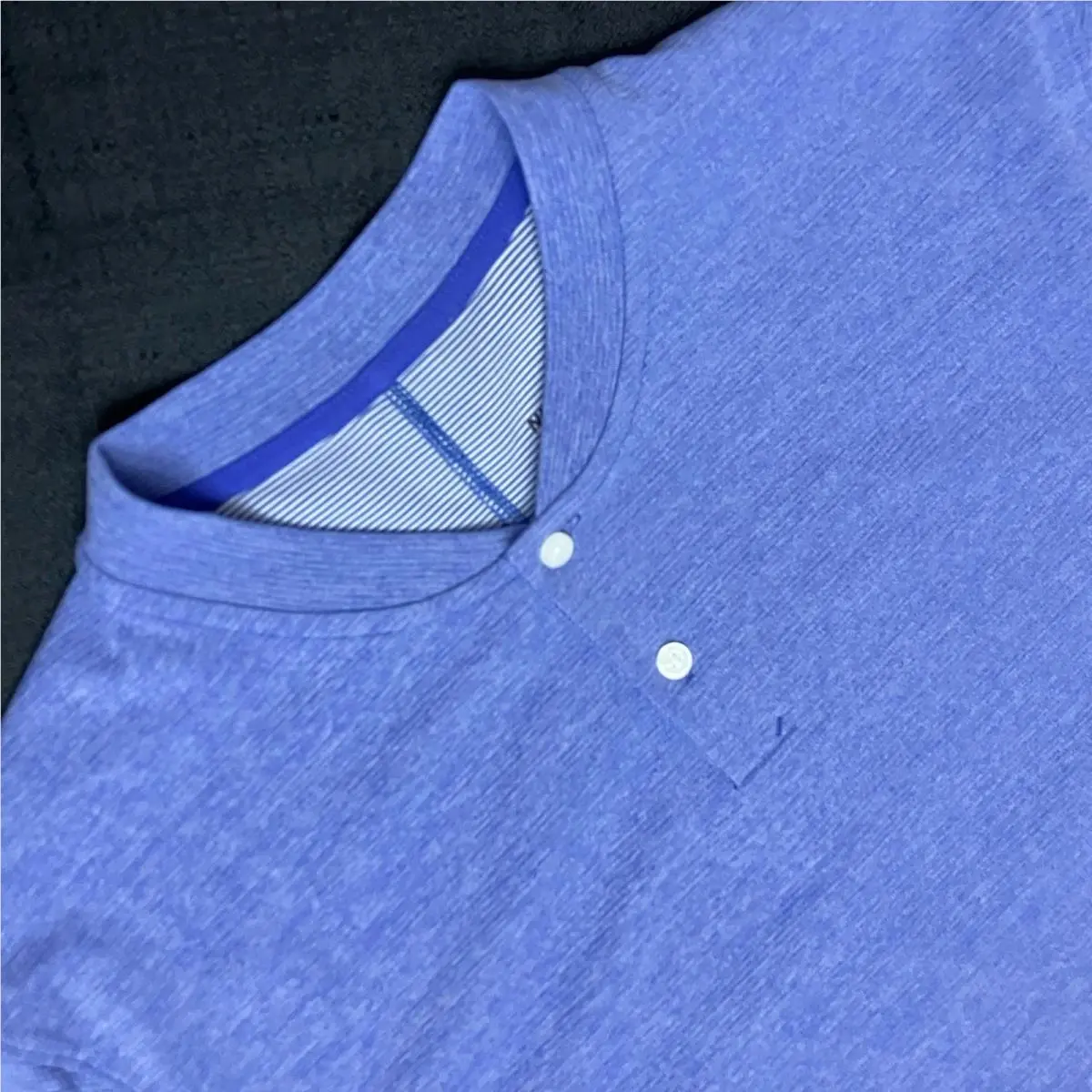 Nike clothing - TW Tiger Woods AeroReact Mock Blade Polo - Violet Frost 0