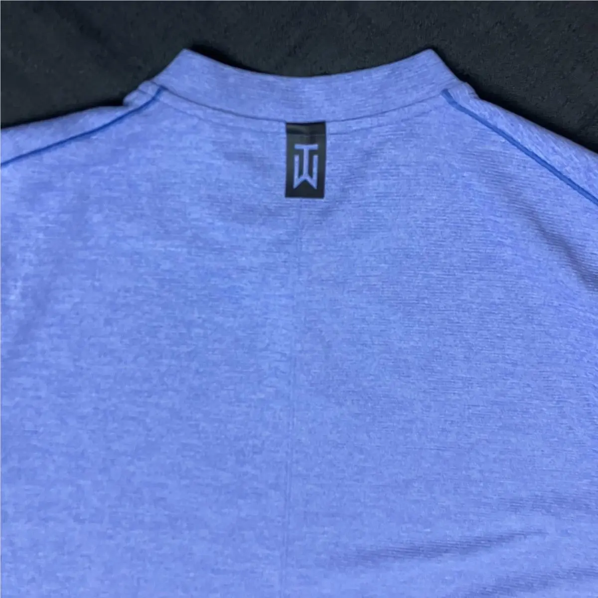 Nike clothing - TW Tiger Woods AeroReact Mock Blade Polo - Violet Frost 1
