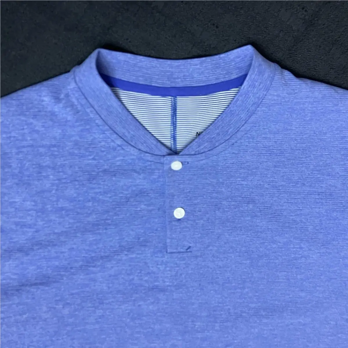 Nike clothing - TW Tiger Woods AeroReact Mock Blade Polo - Violet Frost 2