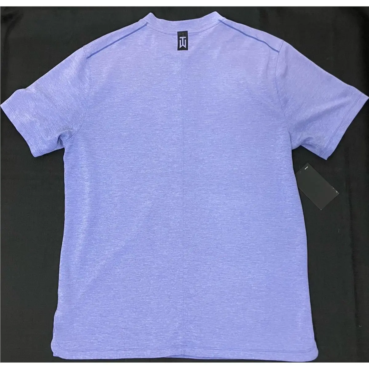 Nike clothing - TW Tiger Woods AeroReact Mock Blade Polo - Violet Frost 7