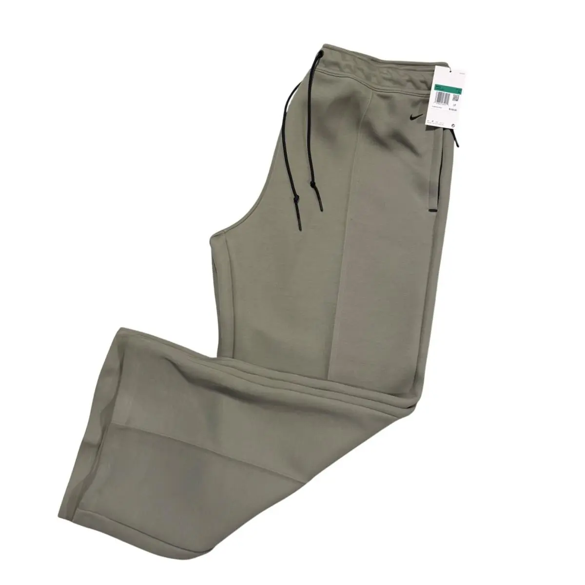 Nike Tech Fleece Pants Mens XL Olive Grey Straight Leg Stacked Length HJ0695-320