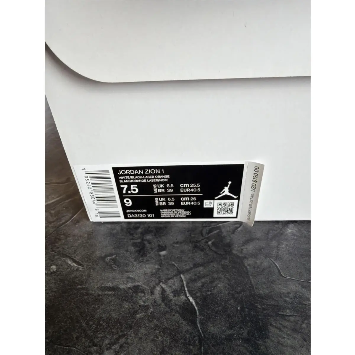 Nike shoes - Jordan Zion 1 - Zion - DA3130-101 - White 7