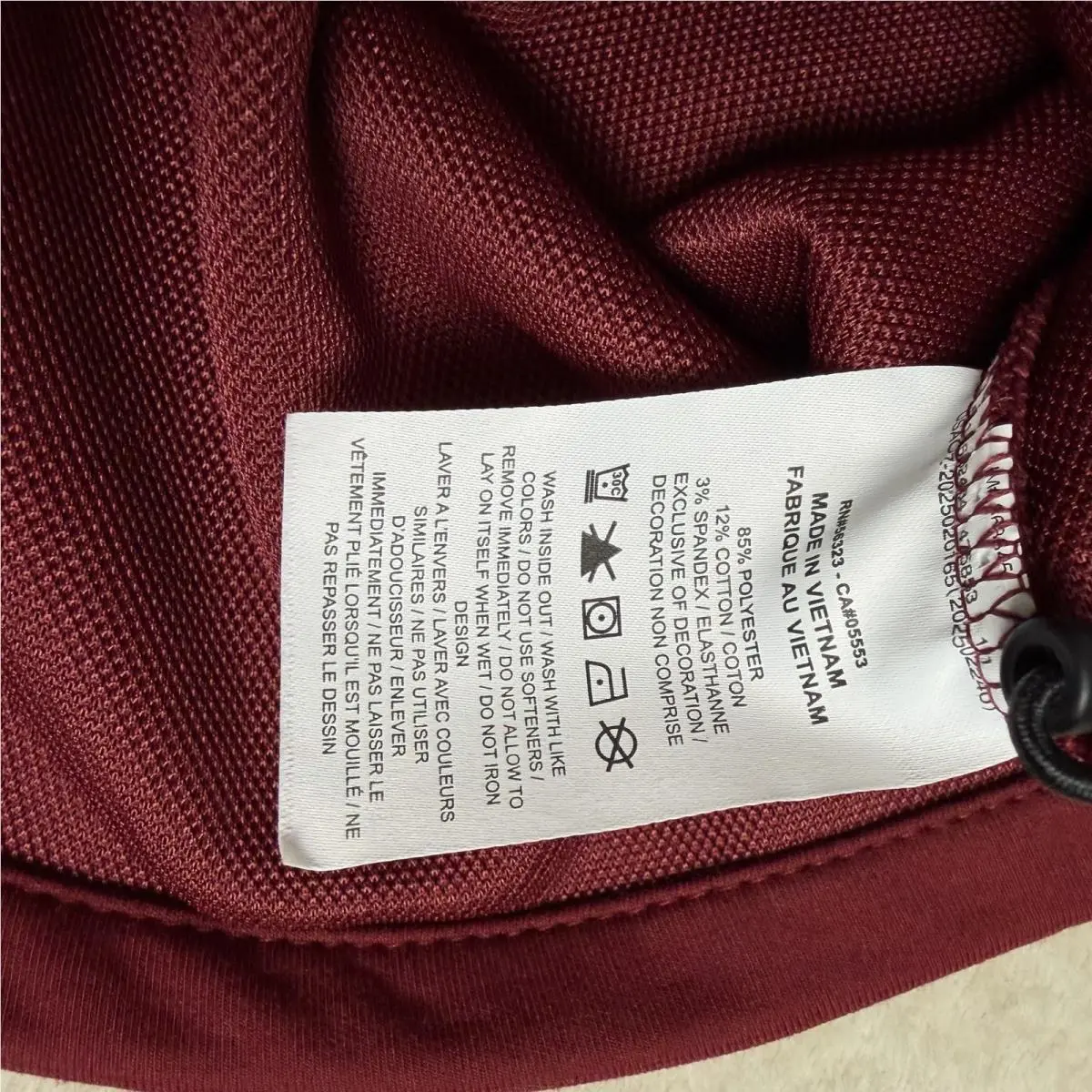 Nike clothing - Dark Red/ Burgundy 4