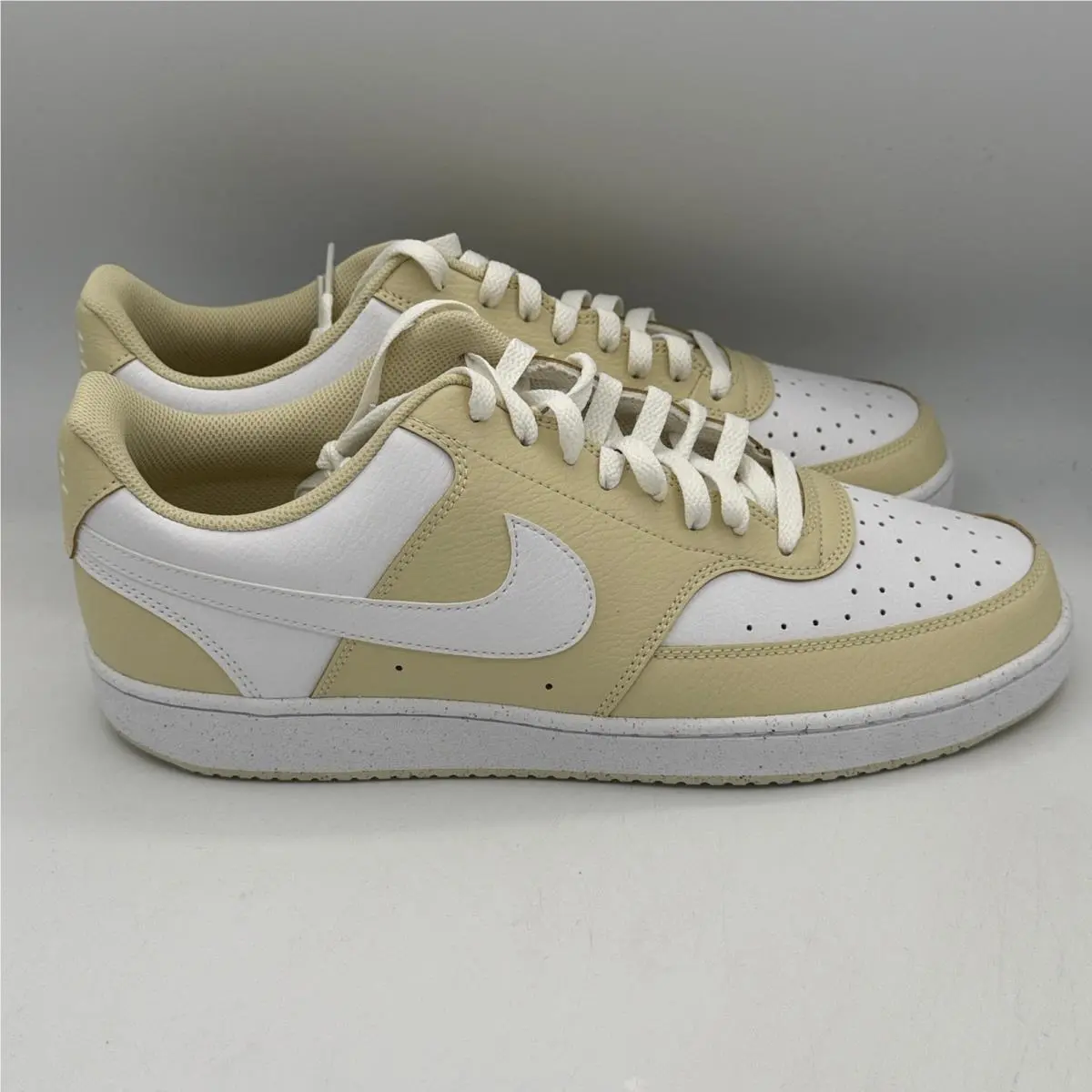 Court Vision Low Sneakers Men Size 13 Light Bone Khaki Shoes F2621-002 by Nike