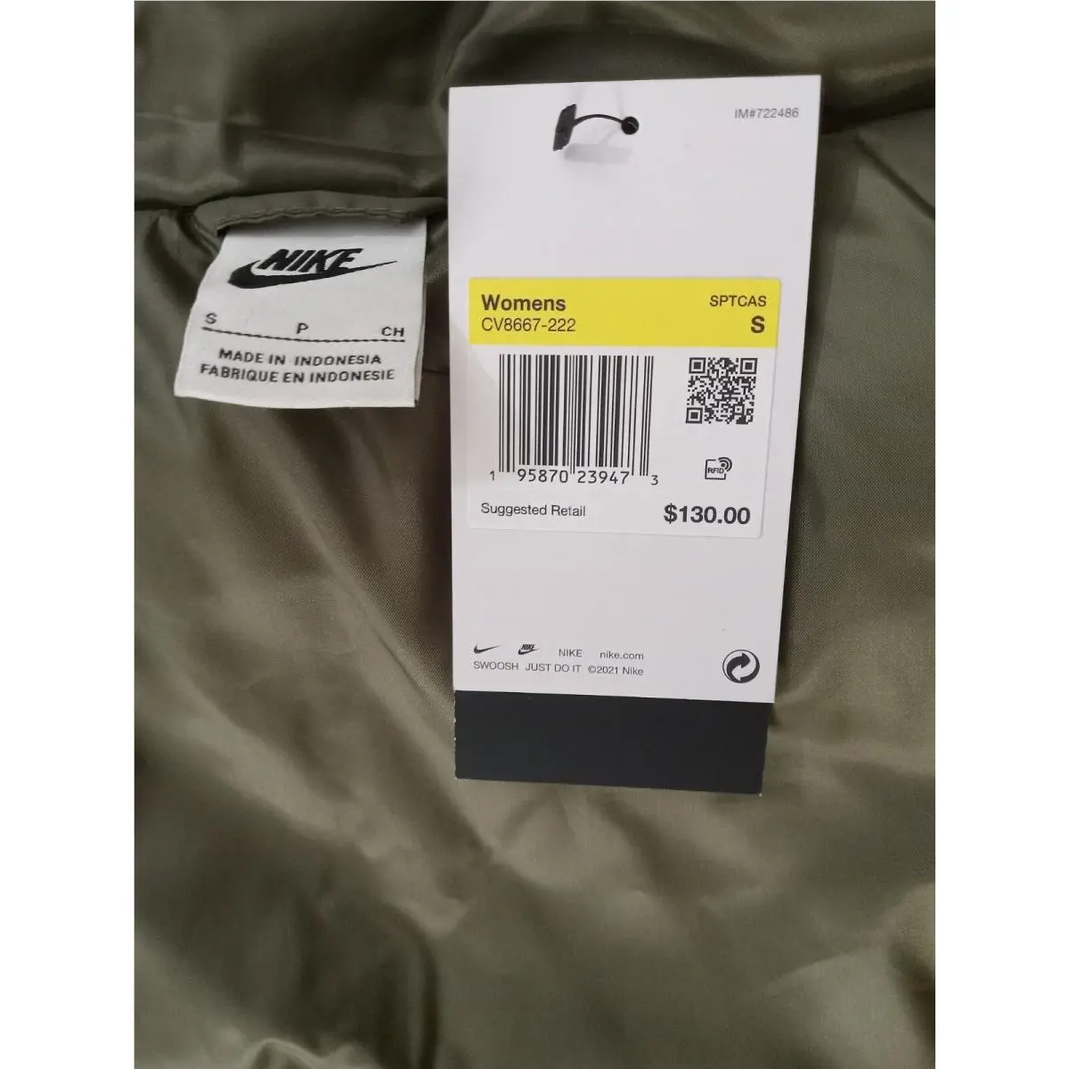 Nike clothing - CV8667-222 - CV8667-222 - Green (UPC: 195870239473) 5