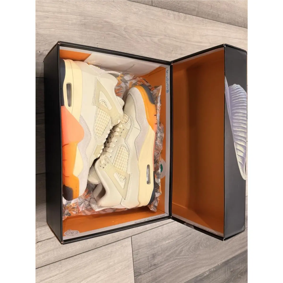 Nike shoes - Air Jordan 4 - Air - HV0823-101 - Orange 4