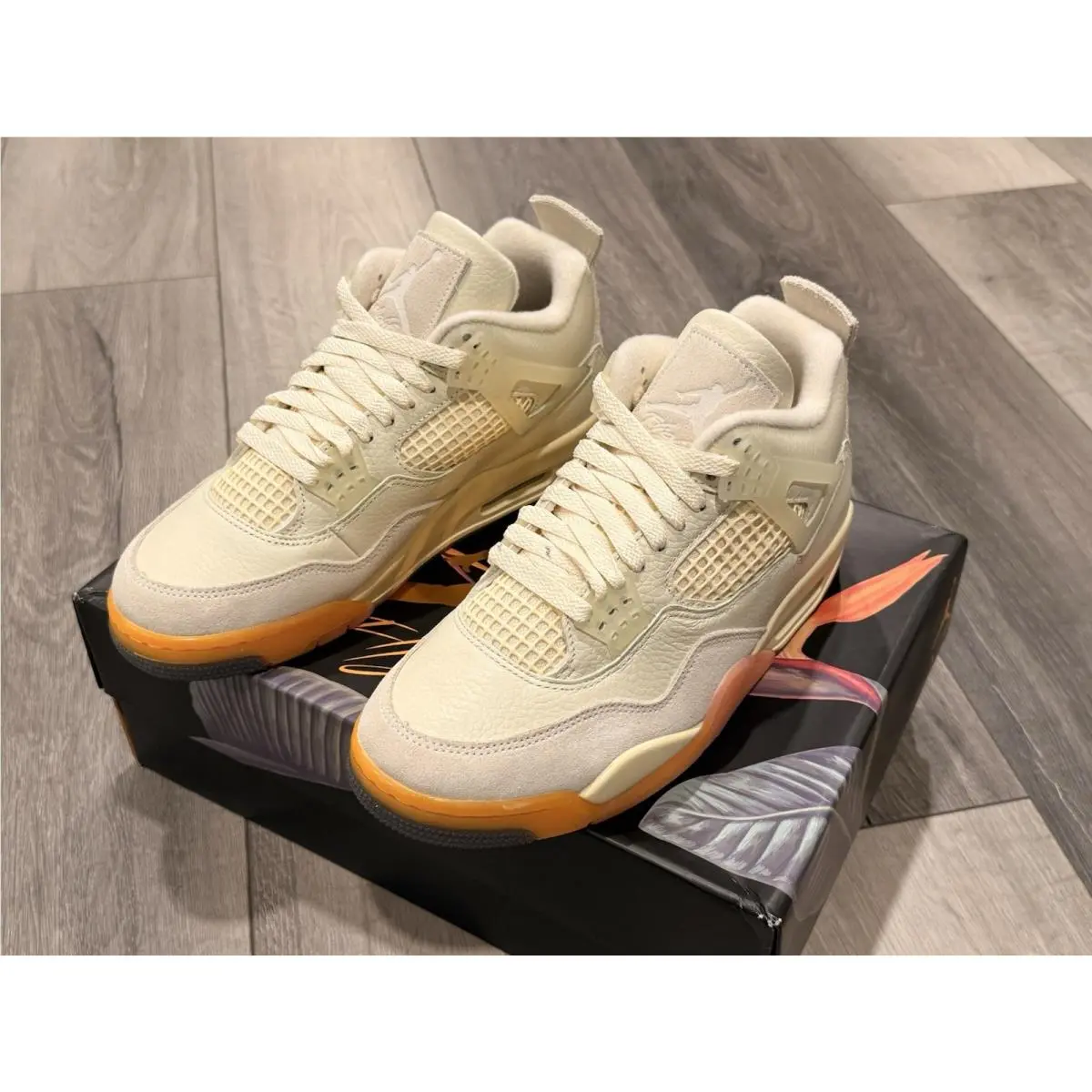 Nike shoes - Air Jordan 4 - Air - HV0823-101 - Orange 1