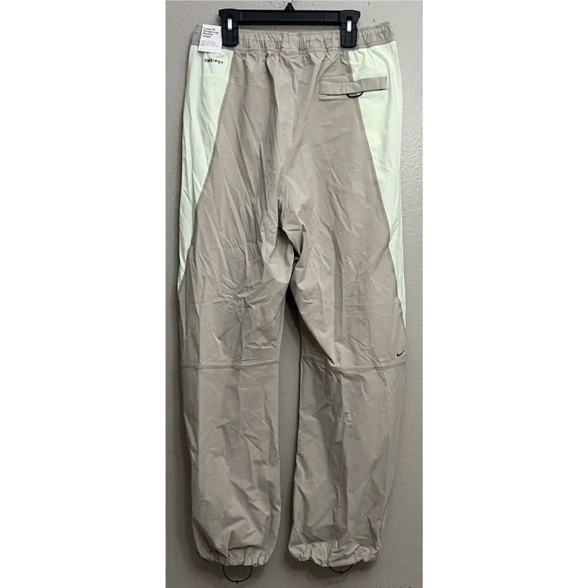 Nike clothing - Nike Tech Woven Loose Fit Pants - IU7502-236 - Cream II (UPC: 198958379122) 4