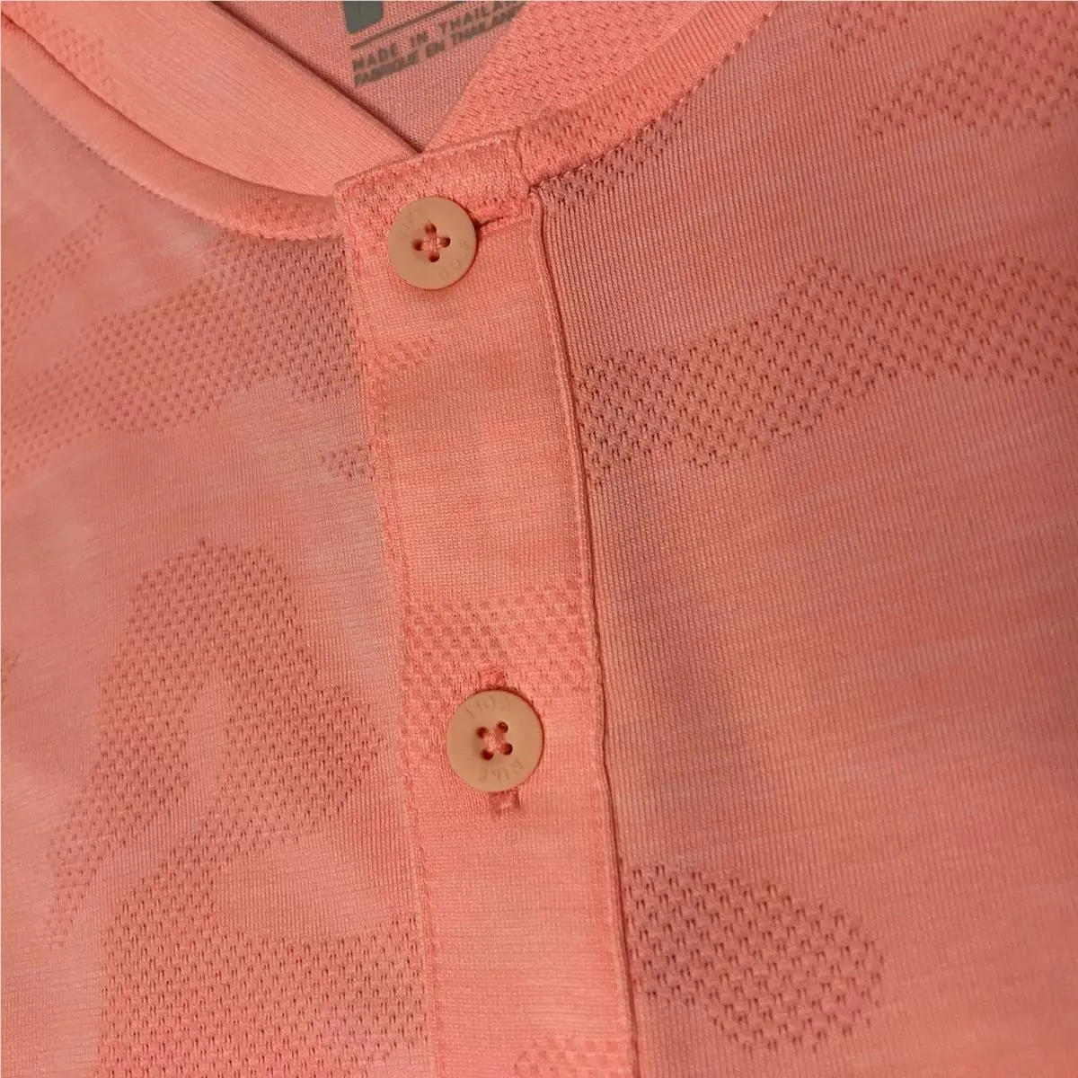 Nike clothing - TW Tiger Woods Zonal Cooling Camo Blade Polo - Icy Rose Black 9