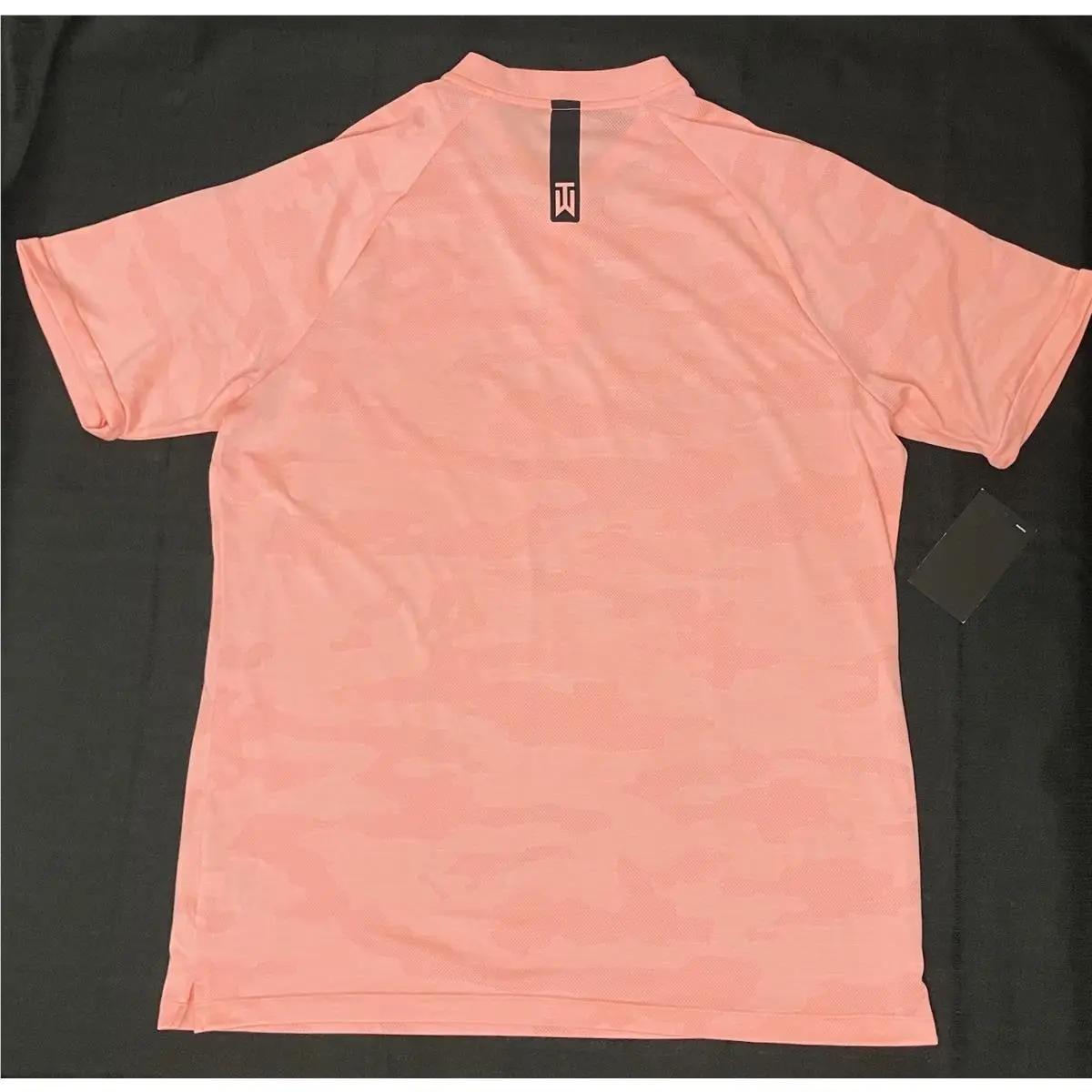 Nike clothing - TW Tiger Woods Zonal Cooling Camo Blade Polo - Icy Rose Black 4