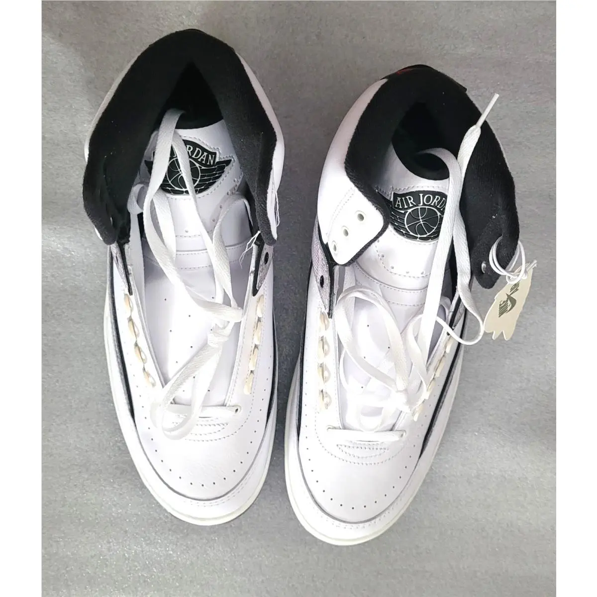 Nike shoes - Air Jordan 2 - Air - DR8884 102 - White-Black 10
