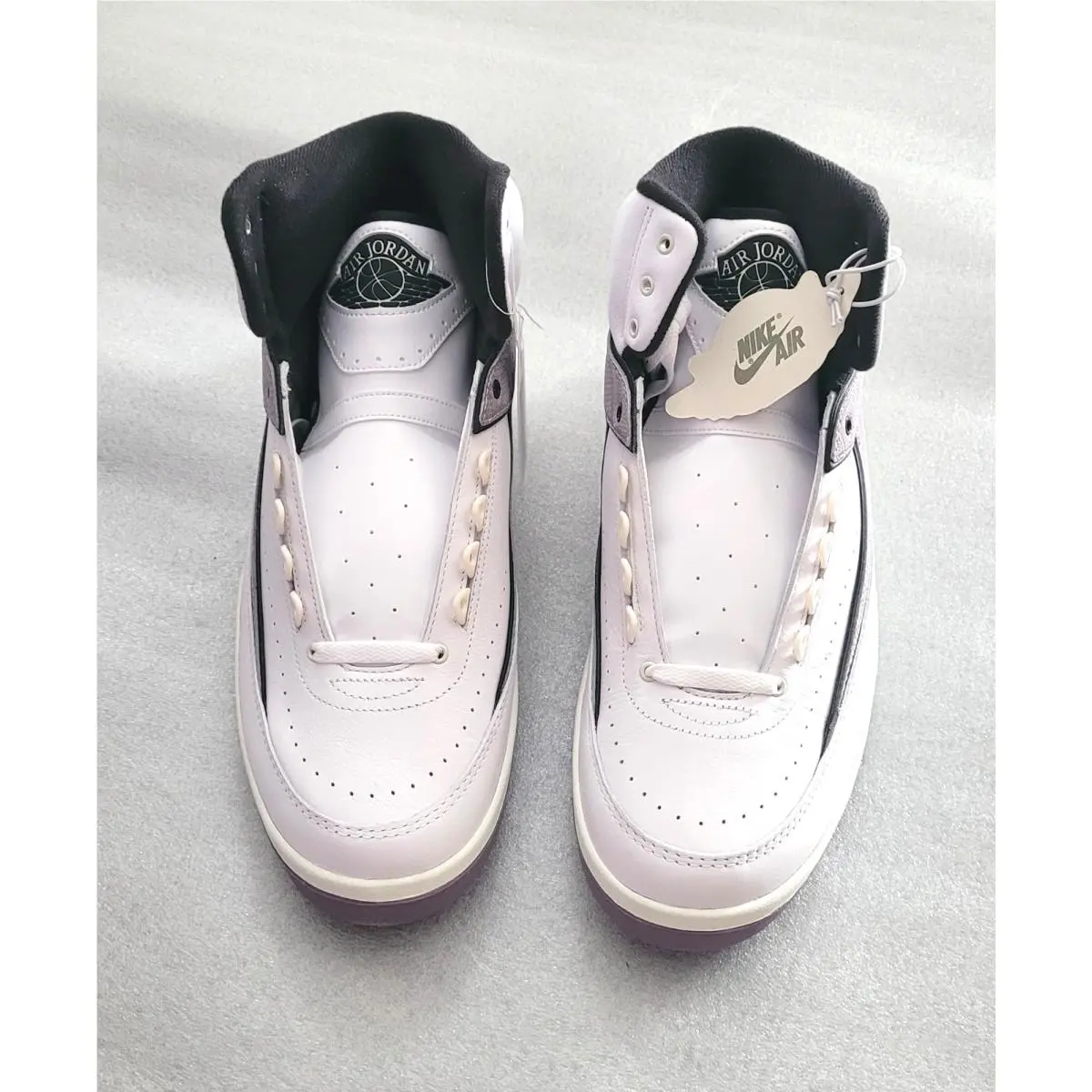 Nike shoes - Air Jordan 2 - Air - DR8884 102 - White-Black 7