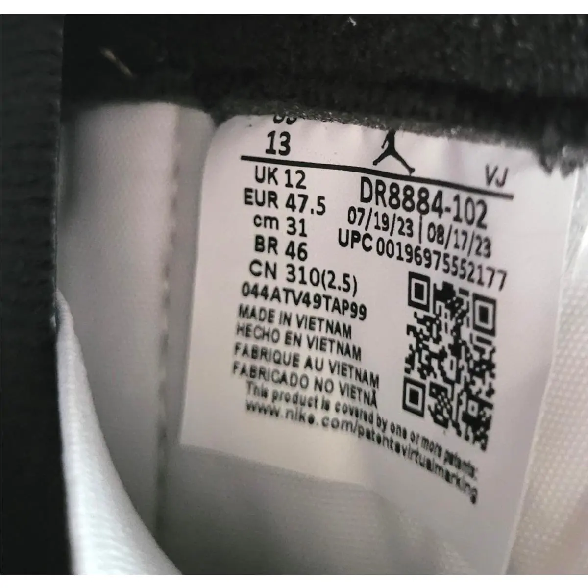 Nike shoes - Air Jordan 2 - Air - DR8884 102 - White-Black 0