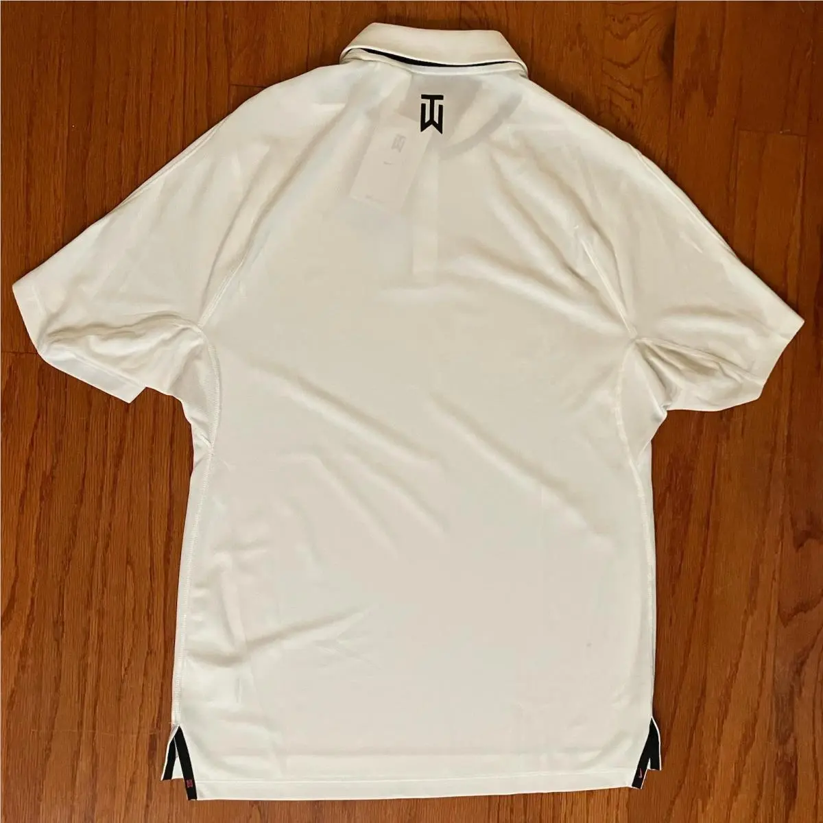 Nike clothing - Tiger Woods Dri Fit ADV Polo - White Black 2
