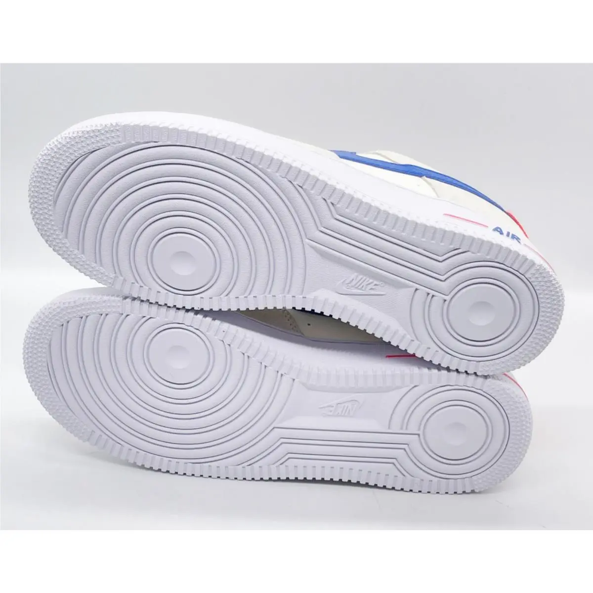 Nike shoes - Air Force 1 `07 LV8 - DM8314100 - Coconut Milk/White/Bright Crimson/Hyper Royal 7