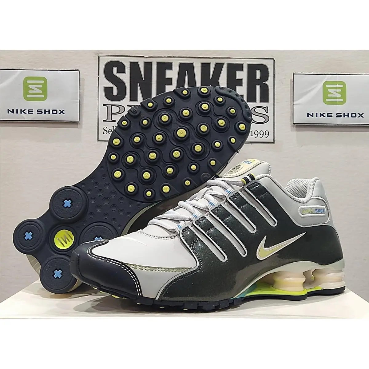 Womens Shox NZ SL Retro - Size: 9.5 - 366571 071 - Grey / Ultramarine by Nike