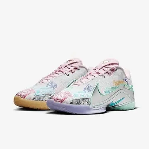 Lebron Xxii Crown Jewel Basketball Shoes White/green Multi Men`s Size 10 M by Nike