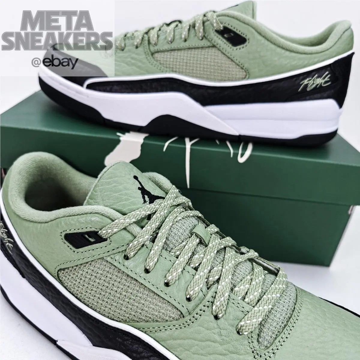 Nike shoes - Jordan Flight Court - Flight Court - IH4092-386 - Oil Green/Olive Aura/Black/Oil Green 8