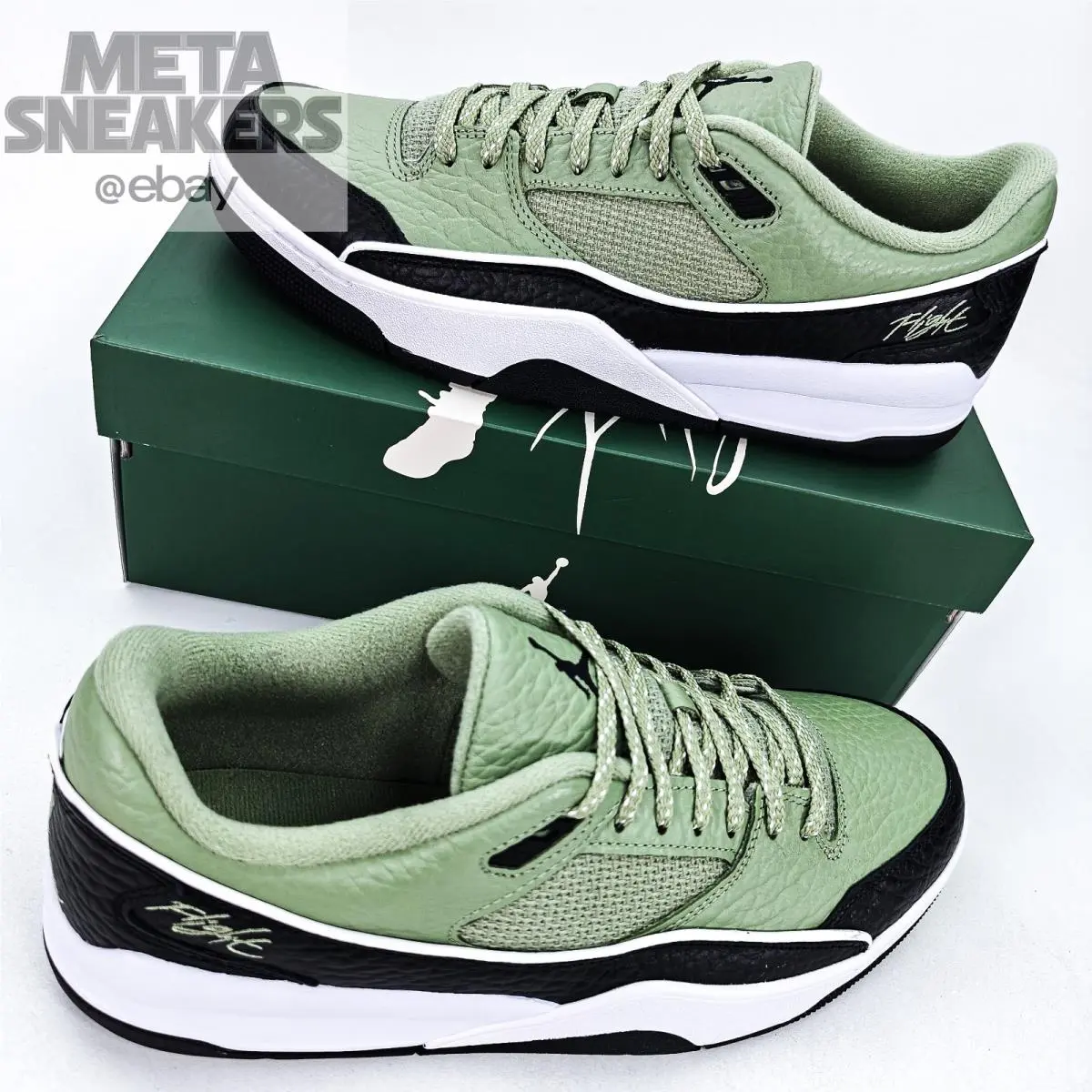 Nike shoes - Jordan Flight Court - Flight Court - IH4092-386 - Oil Green/Olive Aura/Black/Oil Green 5