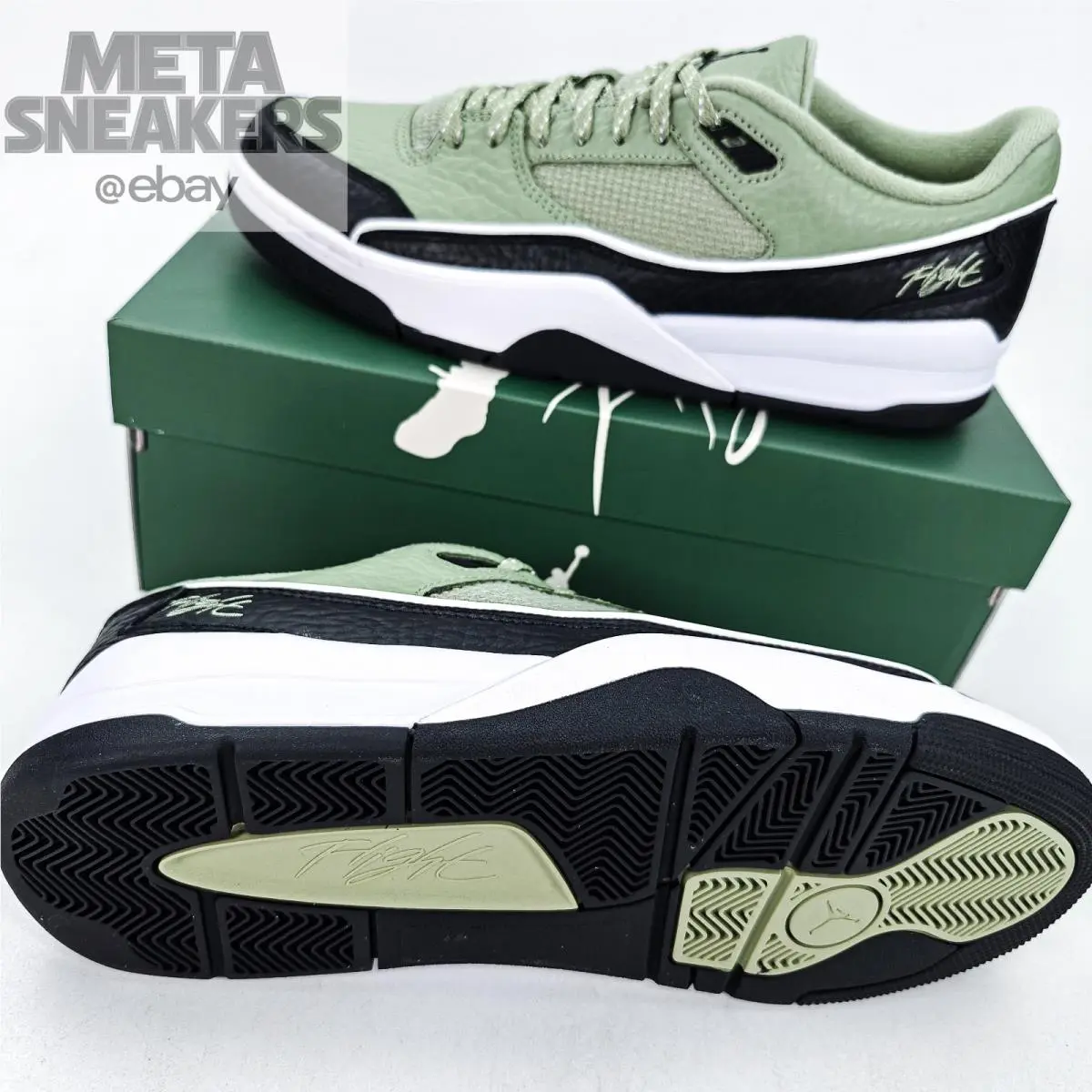 Nike shoes - Jordan Flight Court - Flight Court - IH4092-386 - Oil Green/Olive Aura/Black/Oil Green 6