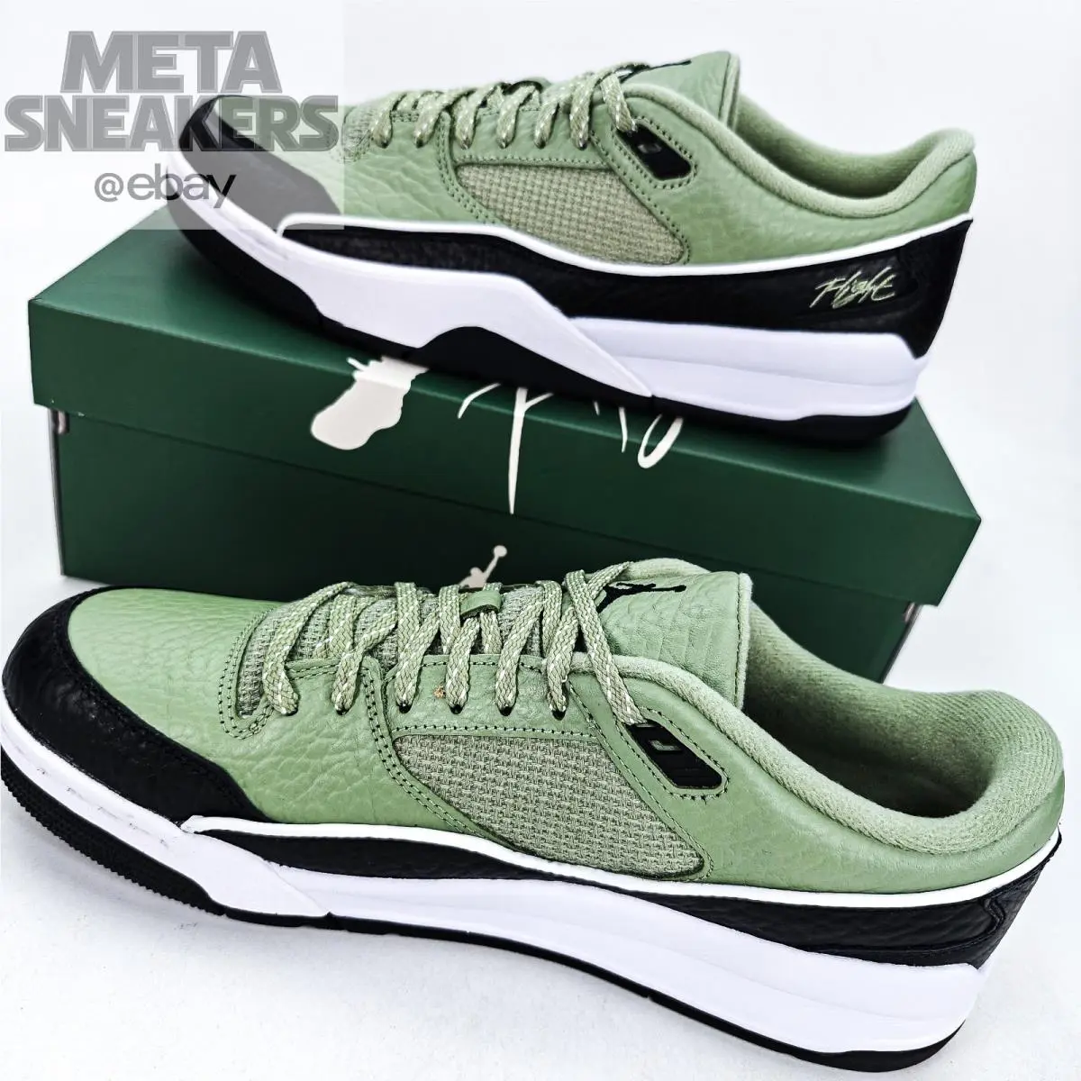Nike shoes - Jordan Flight Court - Flight Court - IH4092-386 - Oil Green/Olive Aura/Black/Oil Green 7