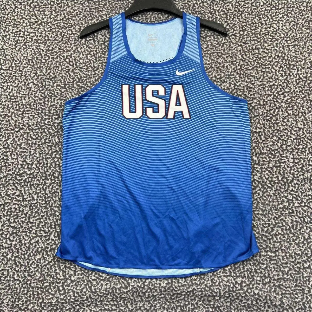Team Usa Jersey Shirt Women Large Blue Nike Sleeveless Racerback L