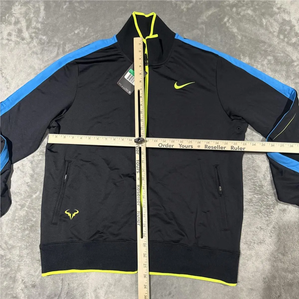 Nike clothing - Nike Men`s Summer All Court RF Knit Jacket - Black 3