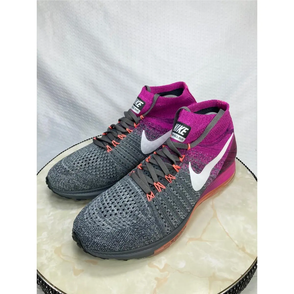 Nike shoes - Nike Zoom All Out Flyknit - Gray 4