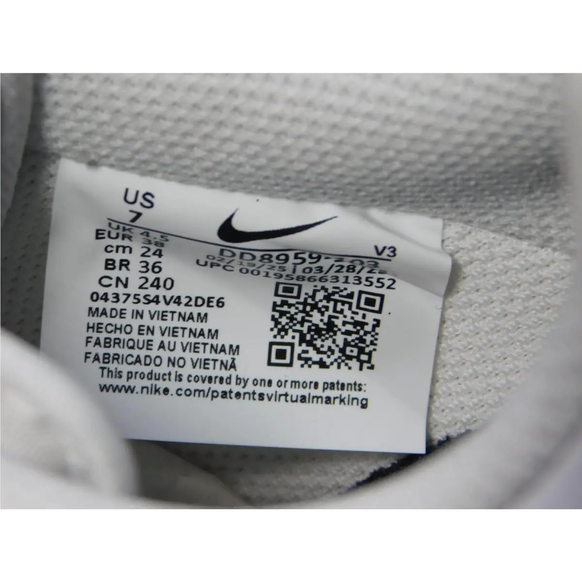 Nike shoes - Nike Air Force 1 - Air Force - DD8959-103 - White 9