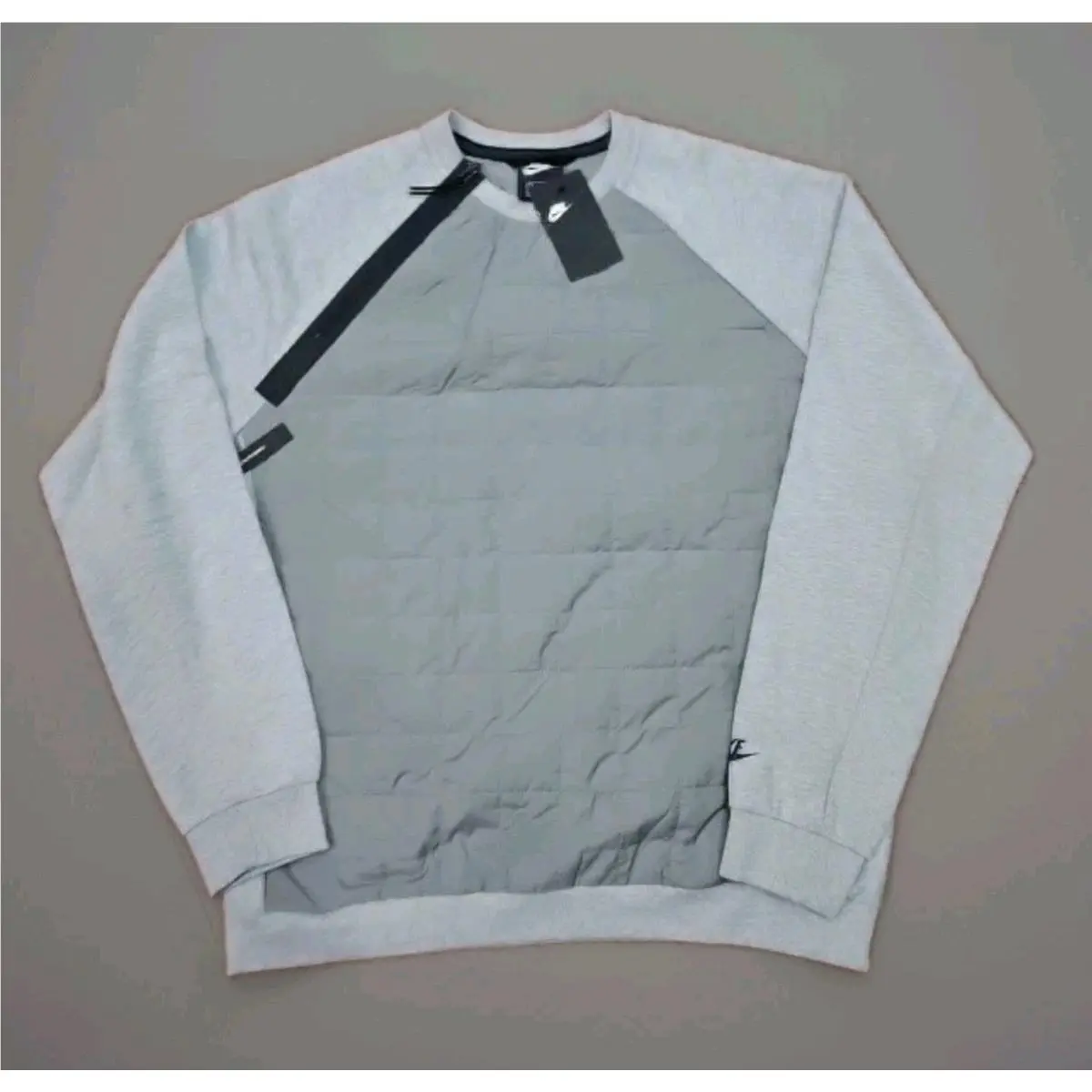 Sportswear Nsw Quilted Pullover Sweatshirt Men`s Large BV3697-063 by Nike