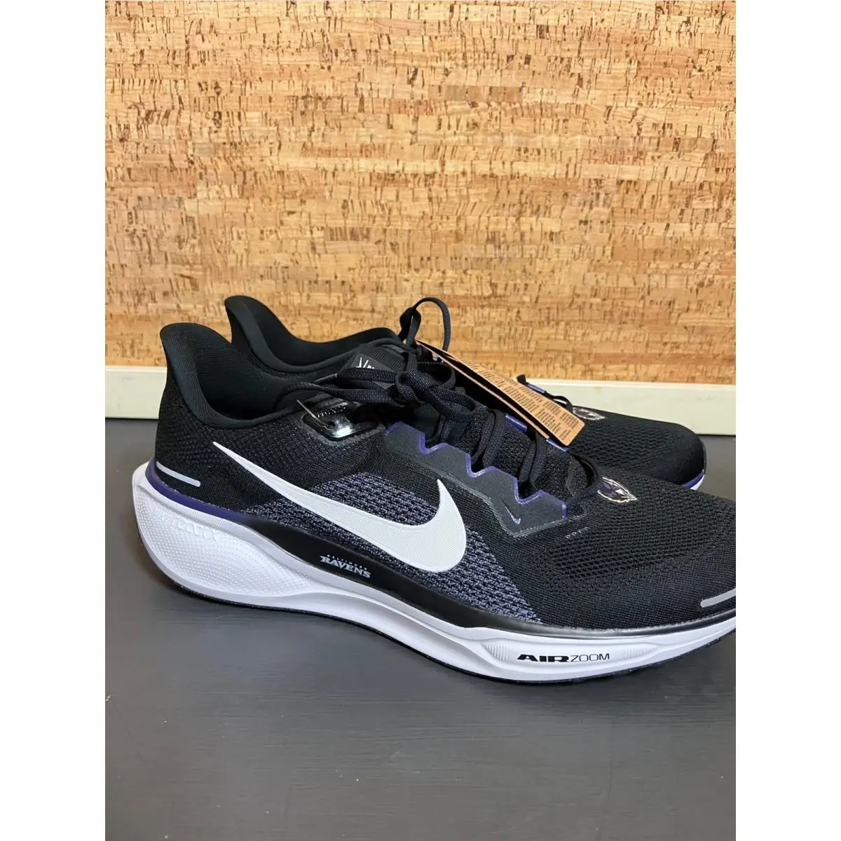 Nike Air Zoom Pegasus 40 Baltimore Ravens Mens Size 15 Running Shoes