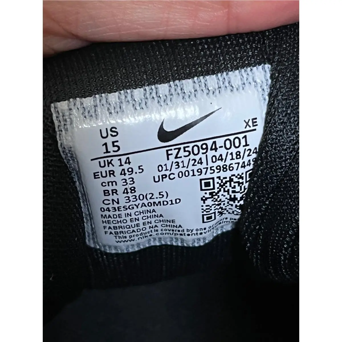 Nike shoes - Nike Air Zoom Pegasus 40 - DZ5946-001 - Black 5