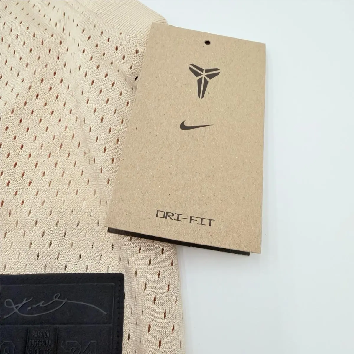 Nike clothing - Nike Kobe 8 Cropped Jersey - IB2724-126 - Sanddrift/Black 10