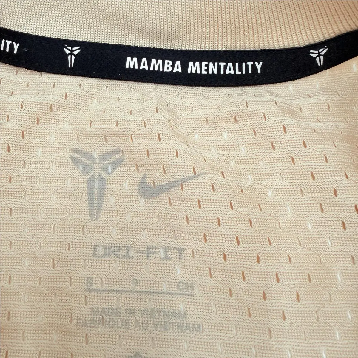 Nike clothing - Nike Kobe 8 Cropped Jersey - IB2724-126 - Sanddrift/Black 4