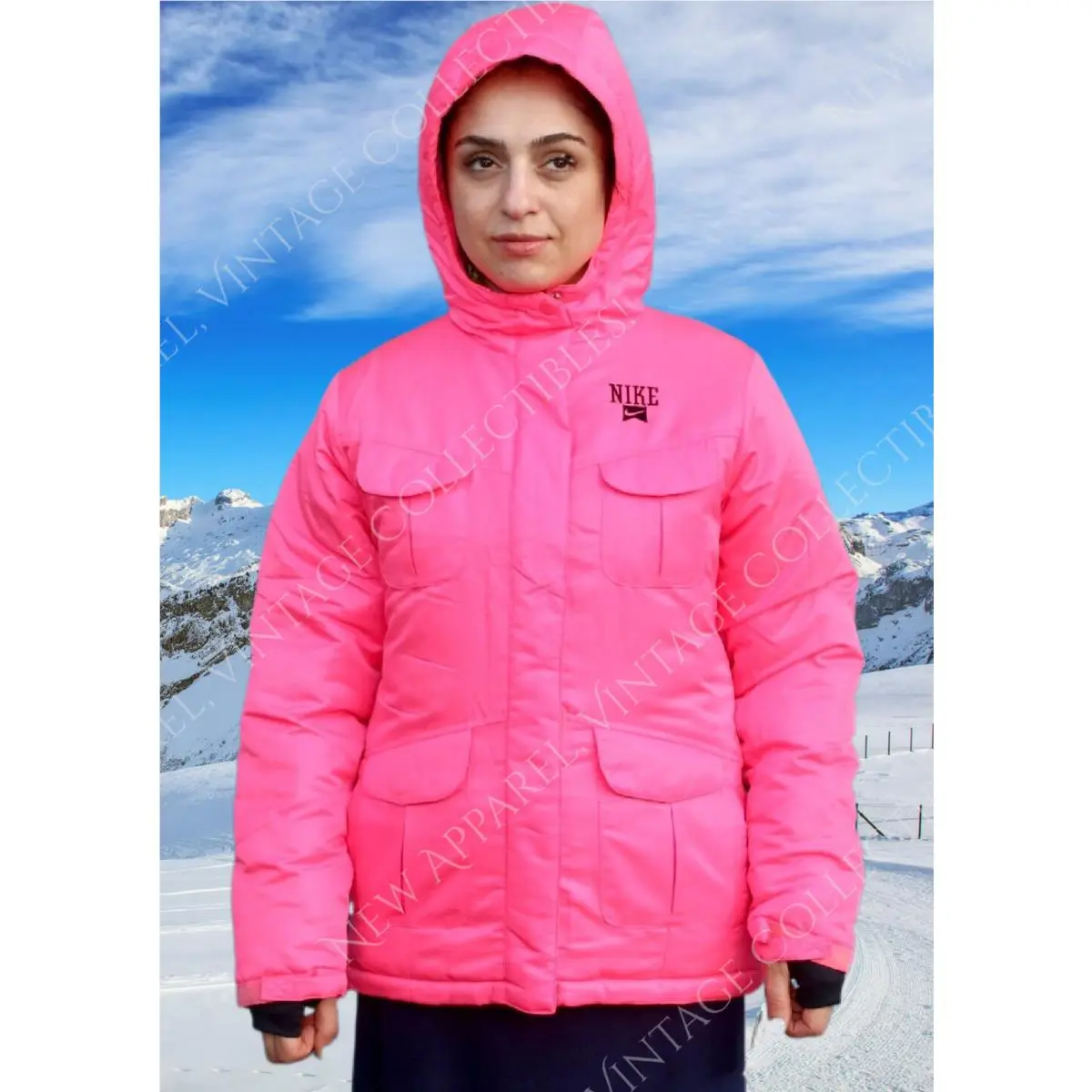 Girls Youth Size XL/18 Heavyweight Ski/snowboard Jacket Hooded Winter Parka by Nike