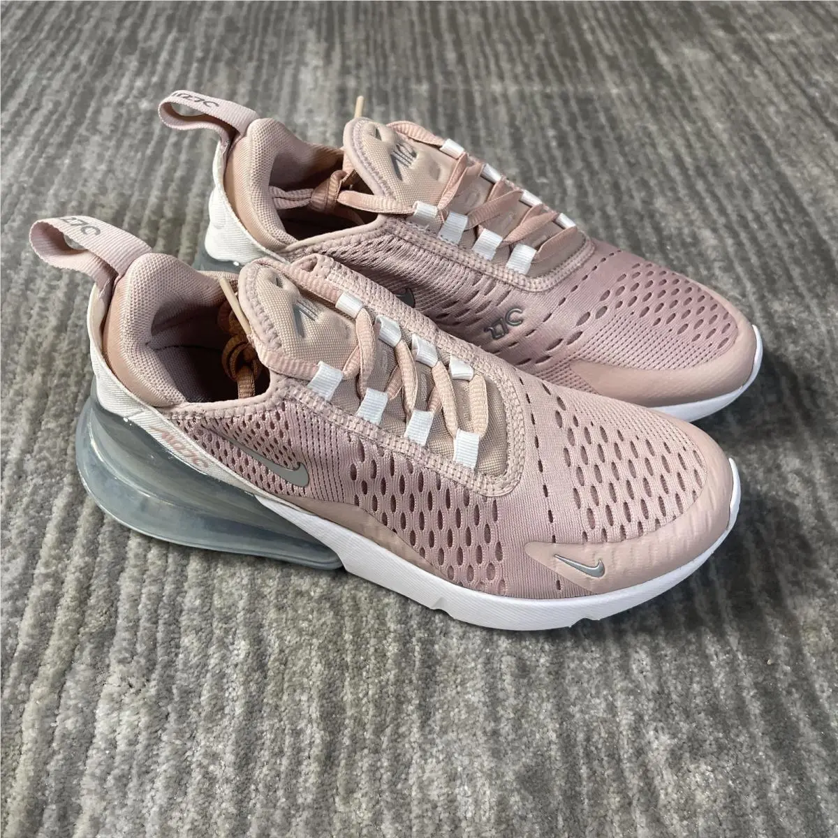 Nike Air Max 270 Shoes Womens Size 7 Pink Oxford Running Sneakers DM8326-600