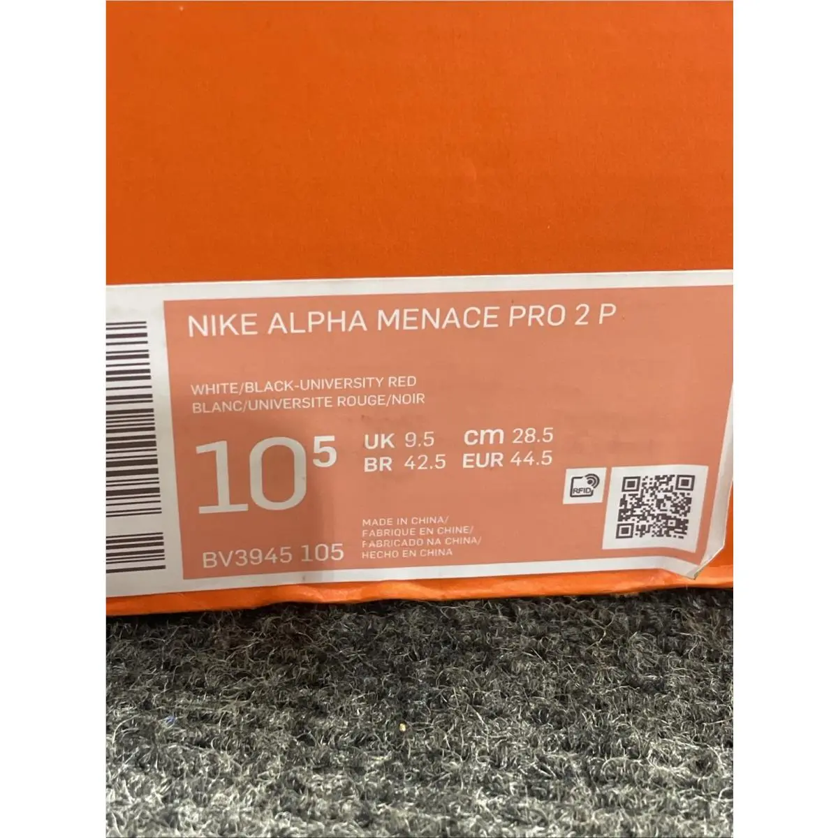 Nike shoes - Nike Alpha Menace Pro 2 - BV3945-105 - Red 12