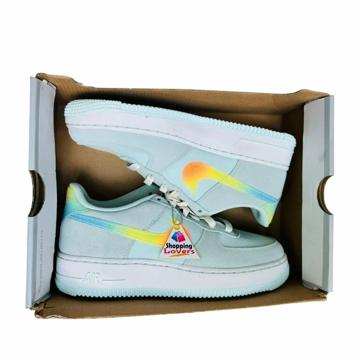 Nike shoes - Nike Air Force 1 Low - Pastel Blue (UPC: 197594649767) 7