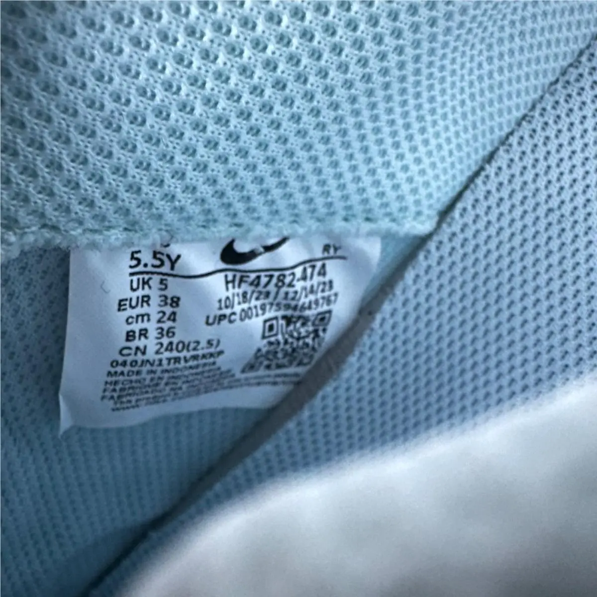 Nike shoes - Nike Air Force 1 Low - Pastel Blue (UPC: 197594649767) 8