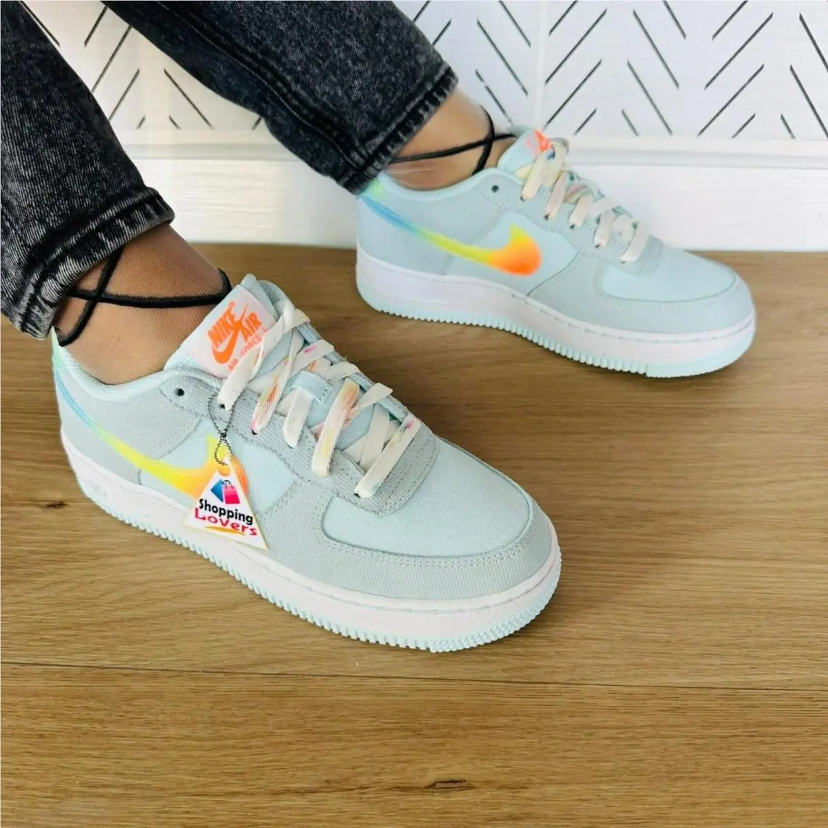 Nike shoes - Nike Air Force 1 Low - Pastel Blue (UPC: 197594649767) 0