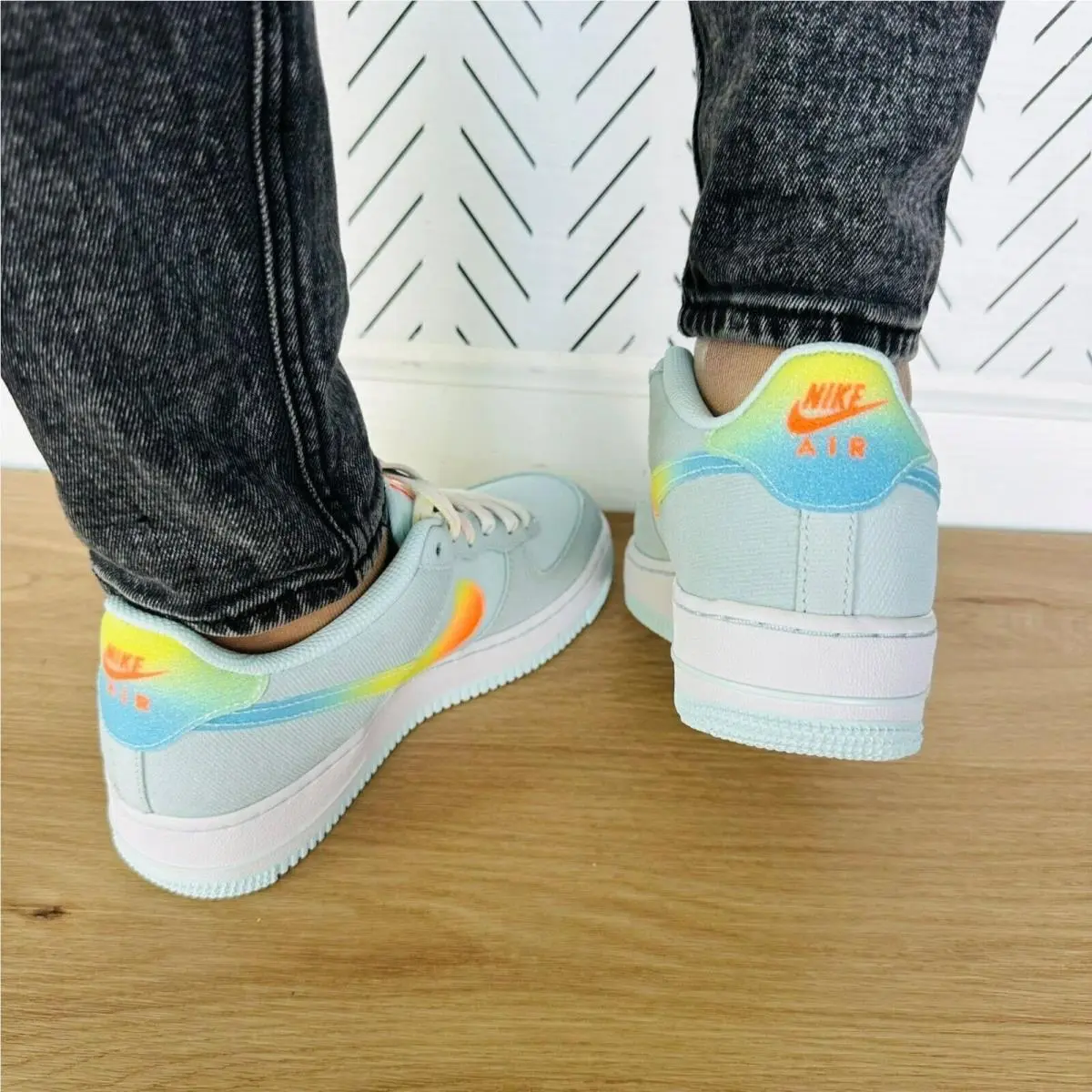 Nike shoes - Nike Air Force 1 Low - Pastel Blue (UPC: 197594649767) 4