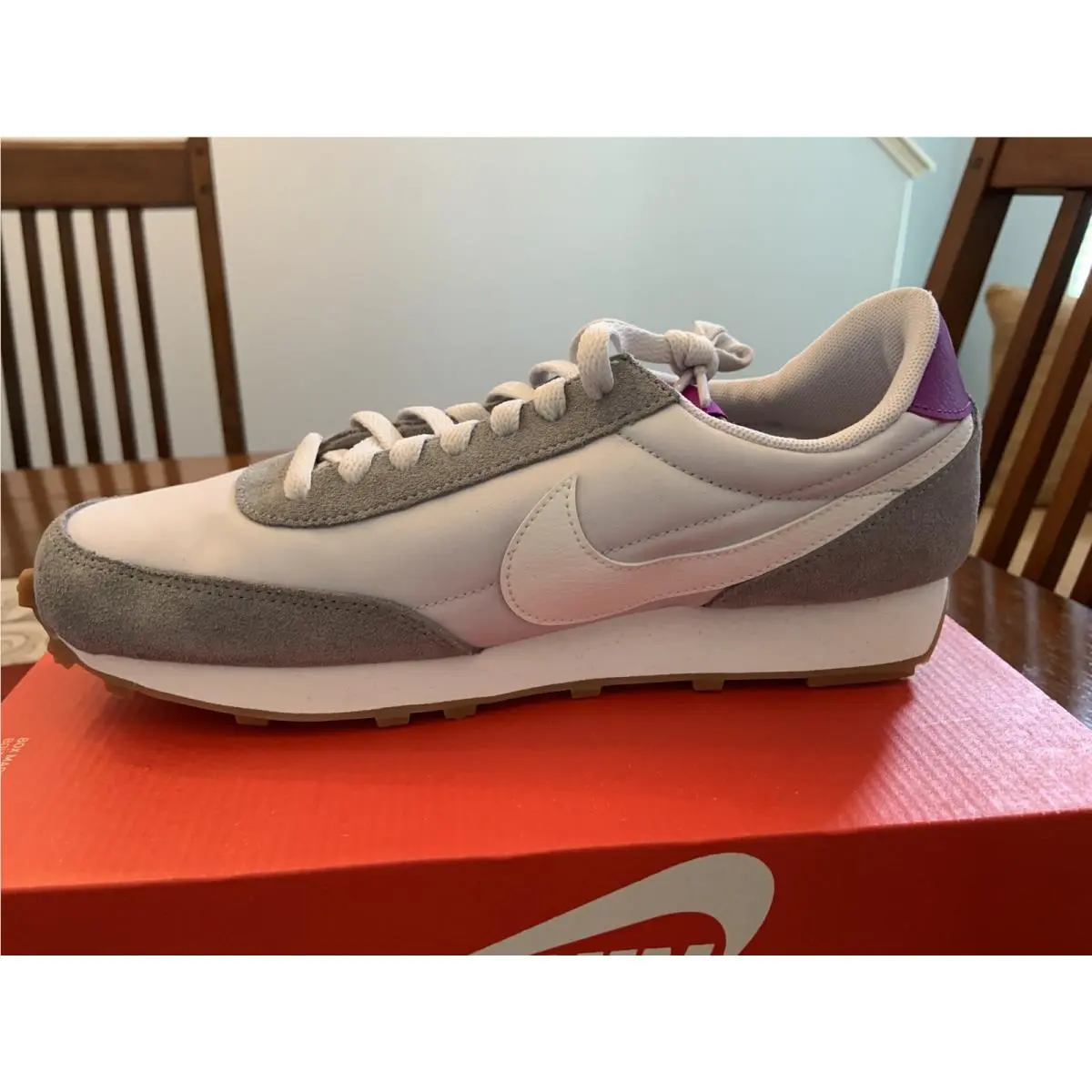 Daybreak Particle Grey White Low CK2351 004 Women`s Size 8.5 Nolid by Nike