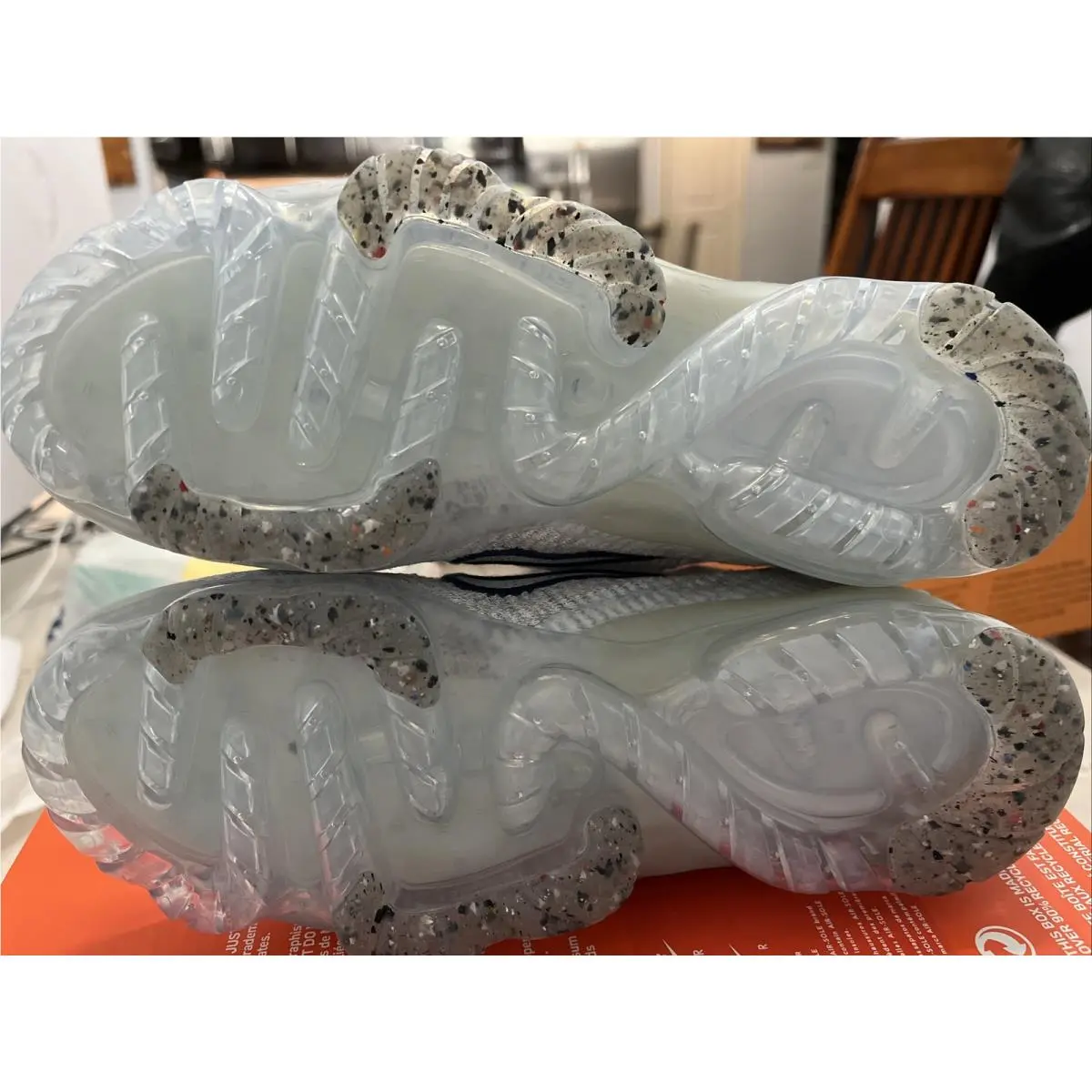Nike shoes - Nike Air VaporMax Flyknit - Air VaporMax Flyknit - DH4090-002 - Photon Dust White 8